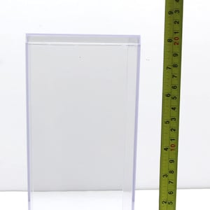 4&quot; x 4&quot; x 8&quot; Clear Plastic Display or Storage Box Made in USA (Free Shipping)