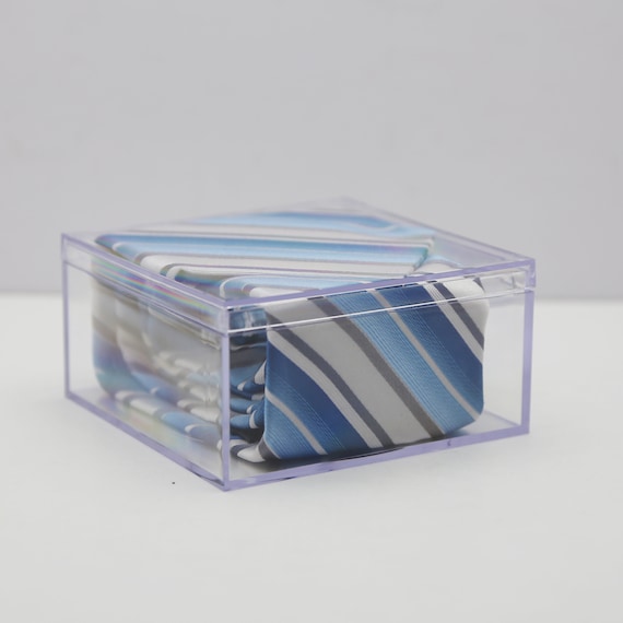 1pc Clear Plastic Storage Box With 28 Small Compartments, For