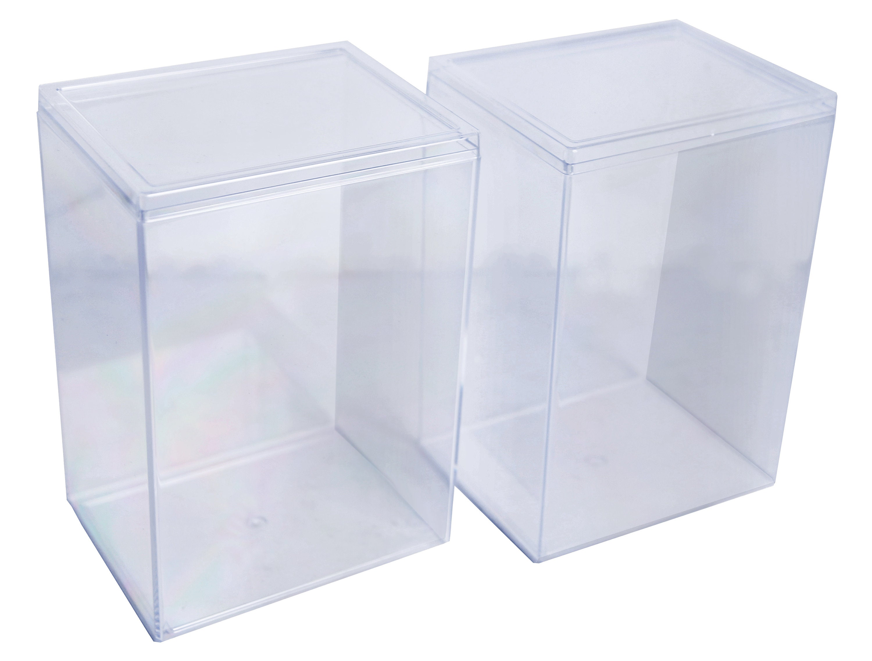 Gary Plastic Packaging Clear Rigid Box, 8 x 4 x 4