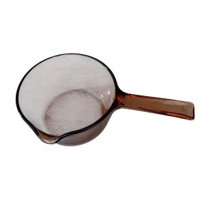 Vision 1 Liter Corning Ware Amber Glass Sauce Pan Pot Spout