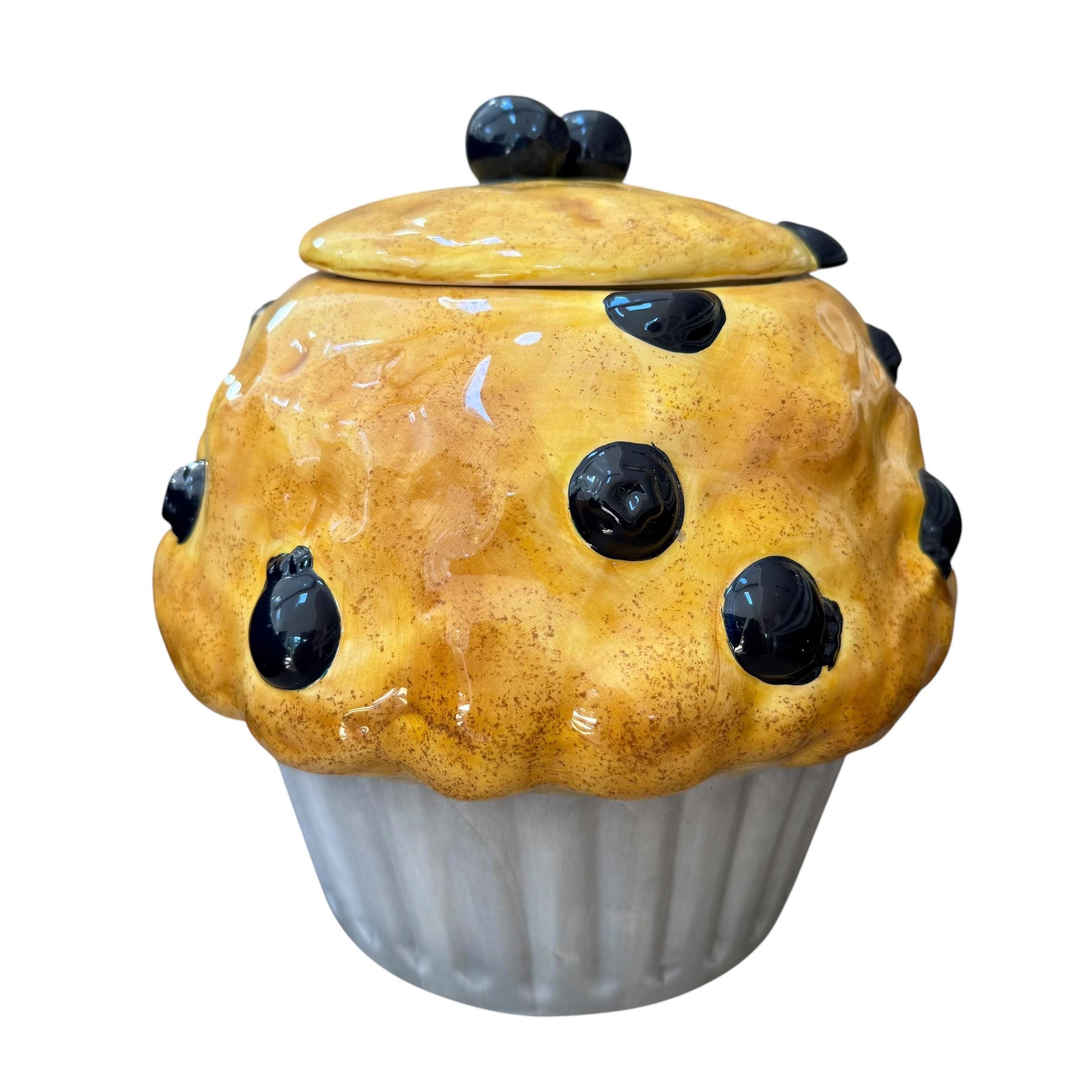 Ceramic Cupcake Jar - Etsy