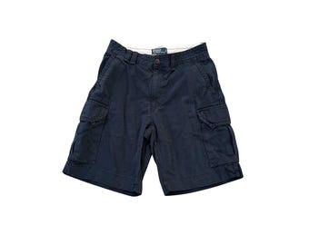 Polo Ralph Lauren vintage Mens Classic Chino Blue Cargo Adult Shorts size 32