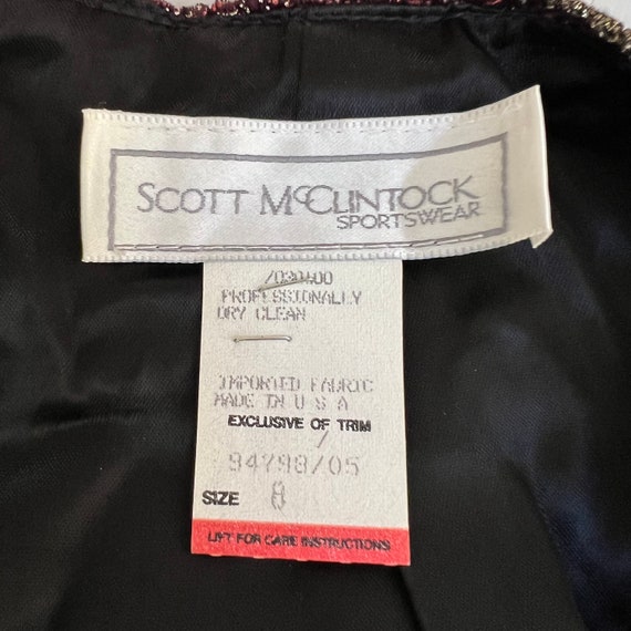 Scott McClintock vintage velvety embellished jack… - image 4