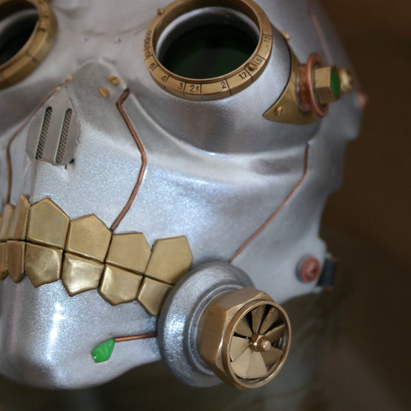 Steampunk Skull Mask, 3D Printed Cosplay Mask