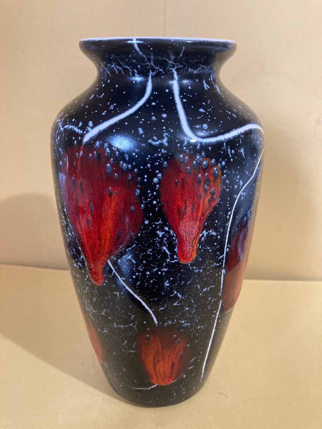 Large Poole Pottery galaxy Vase With Marbled Effect Etsy Hong Kong