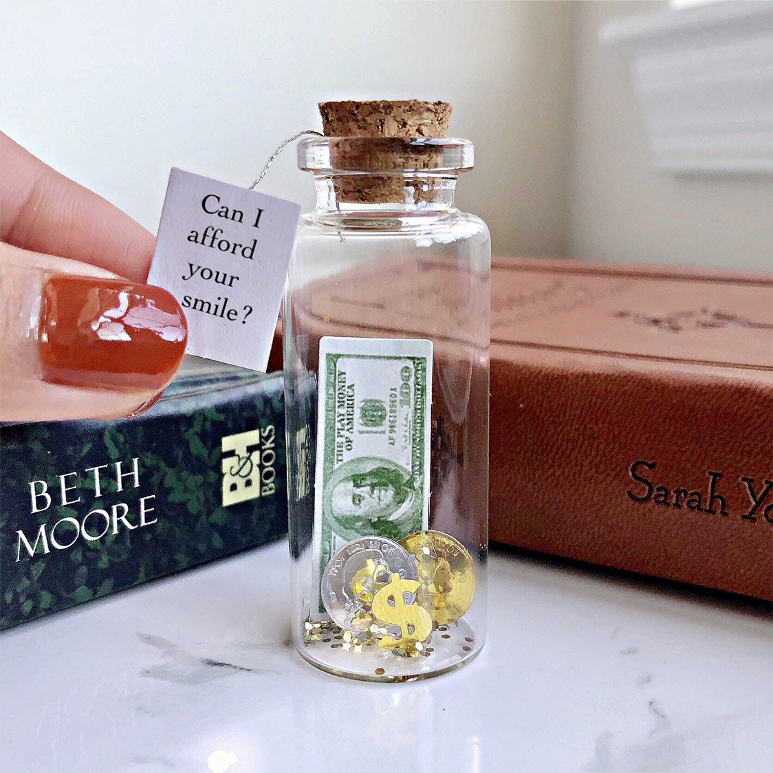 100 Dollar Bills Gift Personalized Valentine Gift Can I Etsy