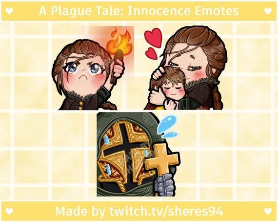 A Plague Tale: Innocence Amicia Hugo Nicholas Emotes Pack | Etsy