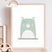 Printable Nursery Wall Art Decor, Instant Digital Download, Baby Room Poster, Nursery Animals ...