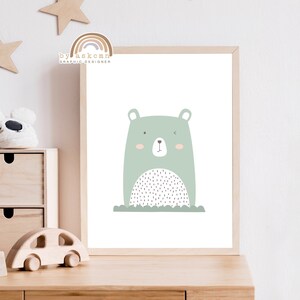 Printable Nursery Wall Art Decor, Instant Digital Download, Baby Room ...
