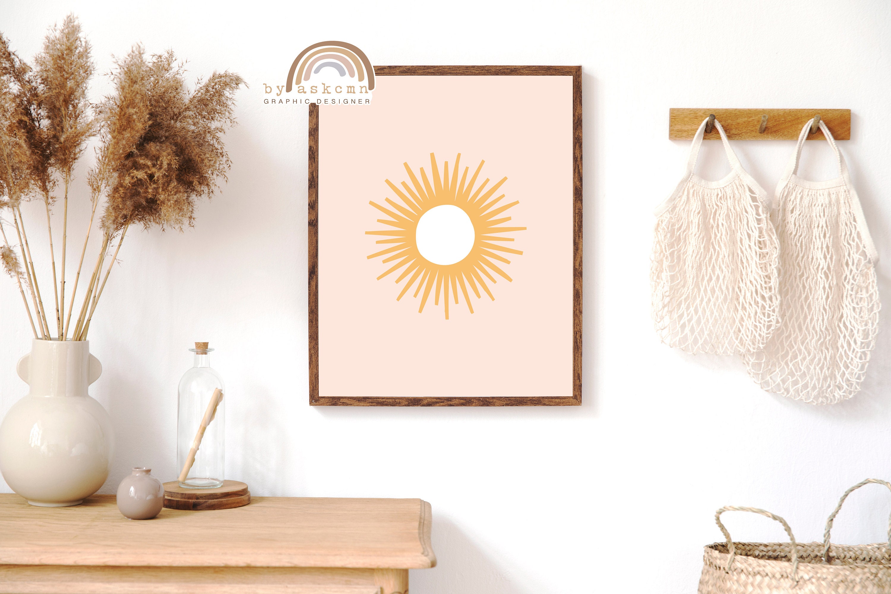 Nursery Print Art, Boho Wall Art, Baby Room Poster, Wall Art Print ...