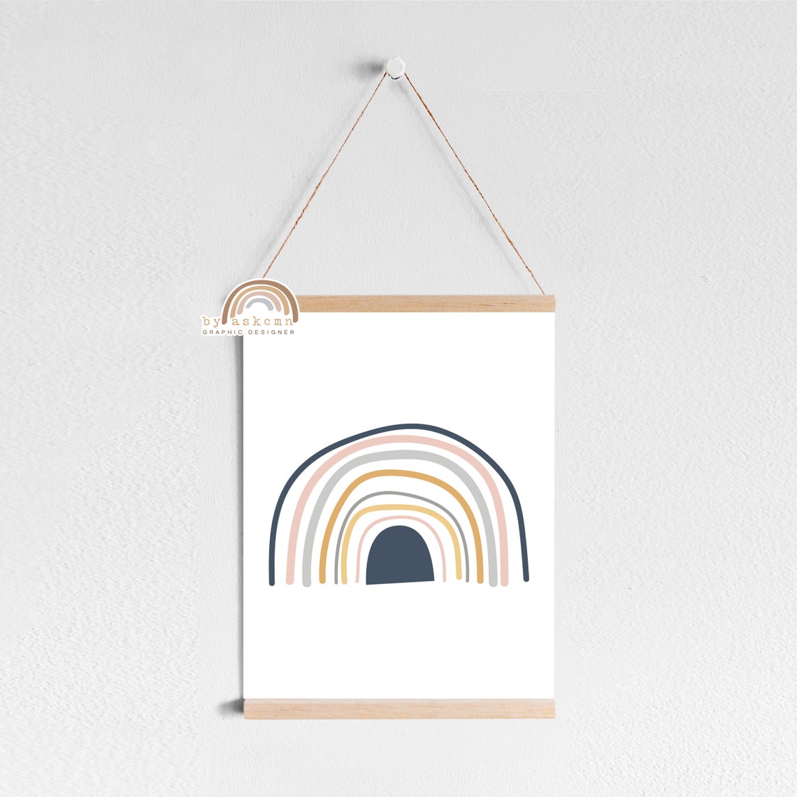 Rainbow Wall Decor Print Baby Room Poster Nursery Print Art - Etsy