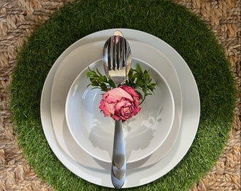 Realistic Green Grass Soccer Field Theme Sports Hobby Competition Field Washable Fabric Placemats for Dining Room Kitchen Table Decor Lime Green Fern Green Lunarable Sports Place Mats Set of 4 Realistic Green Grass Soccer Field Theme Sports Hobby Competition Field Washable Fabric Placemats for Dining Room Kitchen Table Decor Lime Green Fern Green Lunarable Sports Place Mats Set of 4