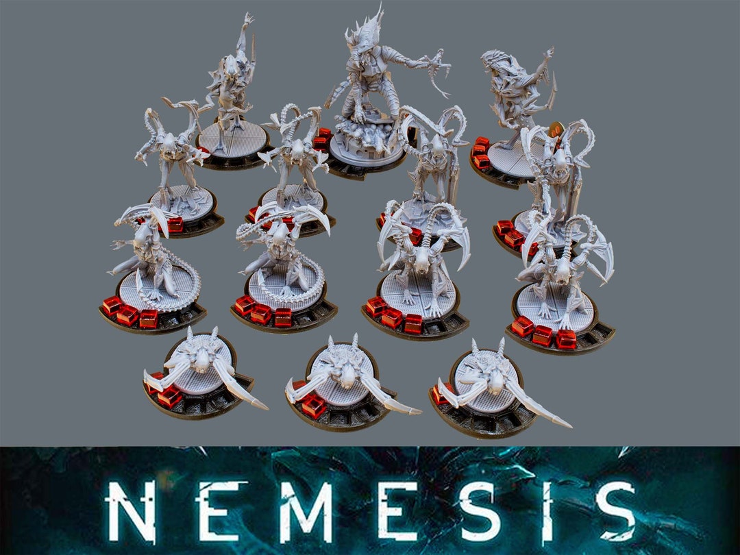 Intruder Bases for Nemesis Board Game Holds Injury Cubes and Etsy