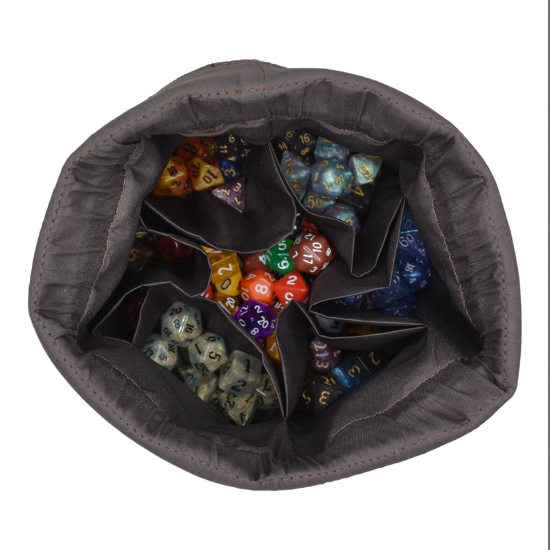 Mimic Dice Bag With Pockets Dnd Dice Bag Monster Dice Etsy