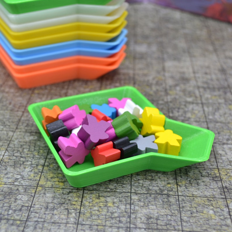 Stackable Board Game Bits Organizer Trays Set of 10 Games Etsy