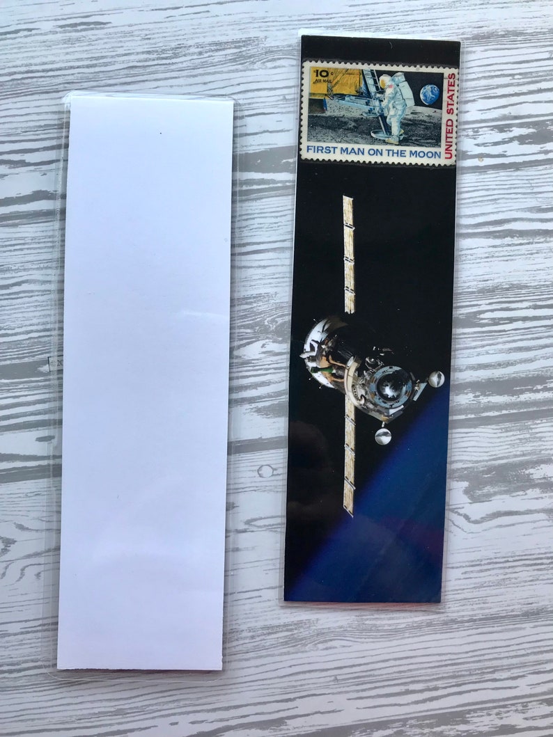 Outer Space NASA Theme Postage Stamp Bookmarksgenuine USA Etsy Canada