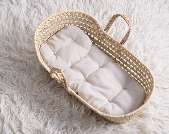 Rattan Körbchen Basket newborn props photography