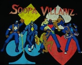 pre-owned distressed vintage soopa villainz t shirt 3X