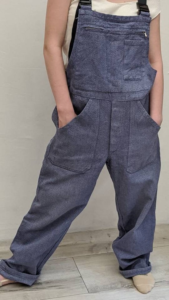 vintage sanfor cotton workwear dungarees overalls