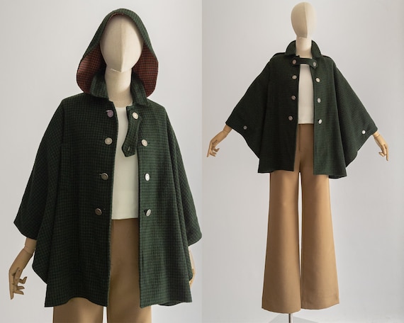 Germany製 Vintage LODEN Coat ローデン　Poncho Women's Loden Cape - Robert W. Stolz