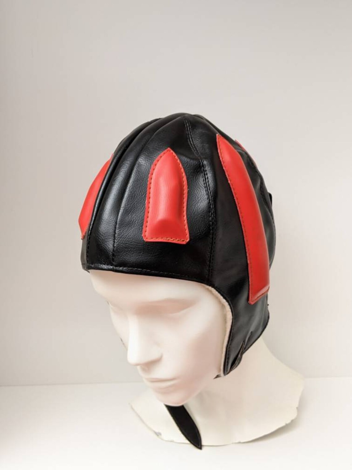 Faux leather aviator hat pilot helmet skydive frap hat Etsy