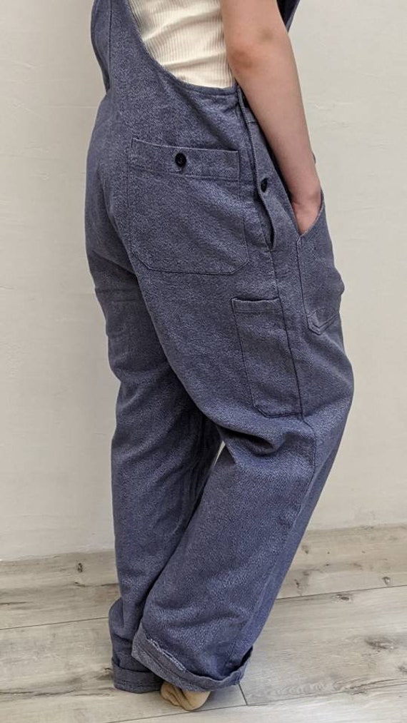 vintage sanfor cotton workwear dungarees overalls