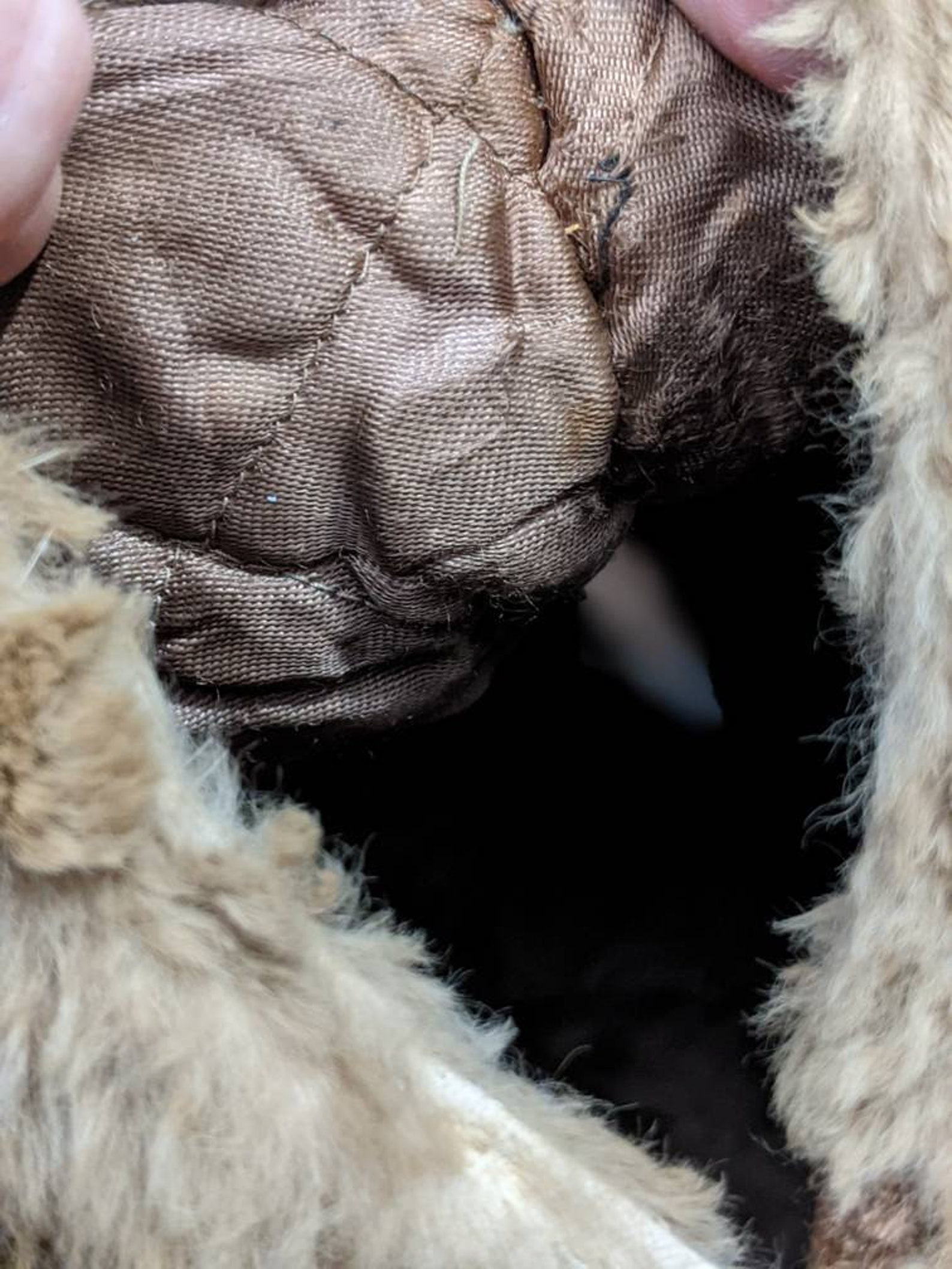 Victorian edwardian fur hand muff handwarmer as is | Etsy