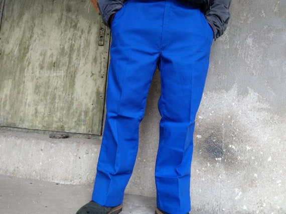 deadstock french chore pants vintage|men's|navy|fr