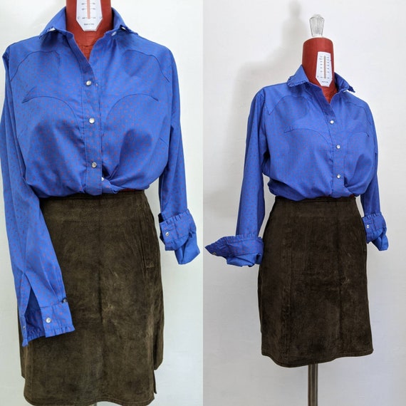s m • rrw blouse • rockmount ranch wear western pe
