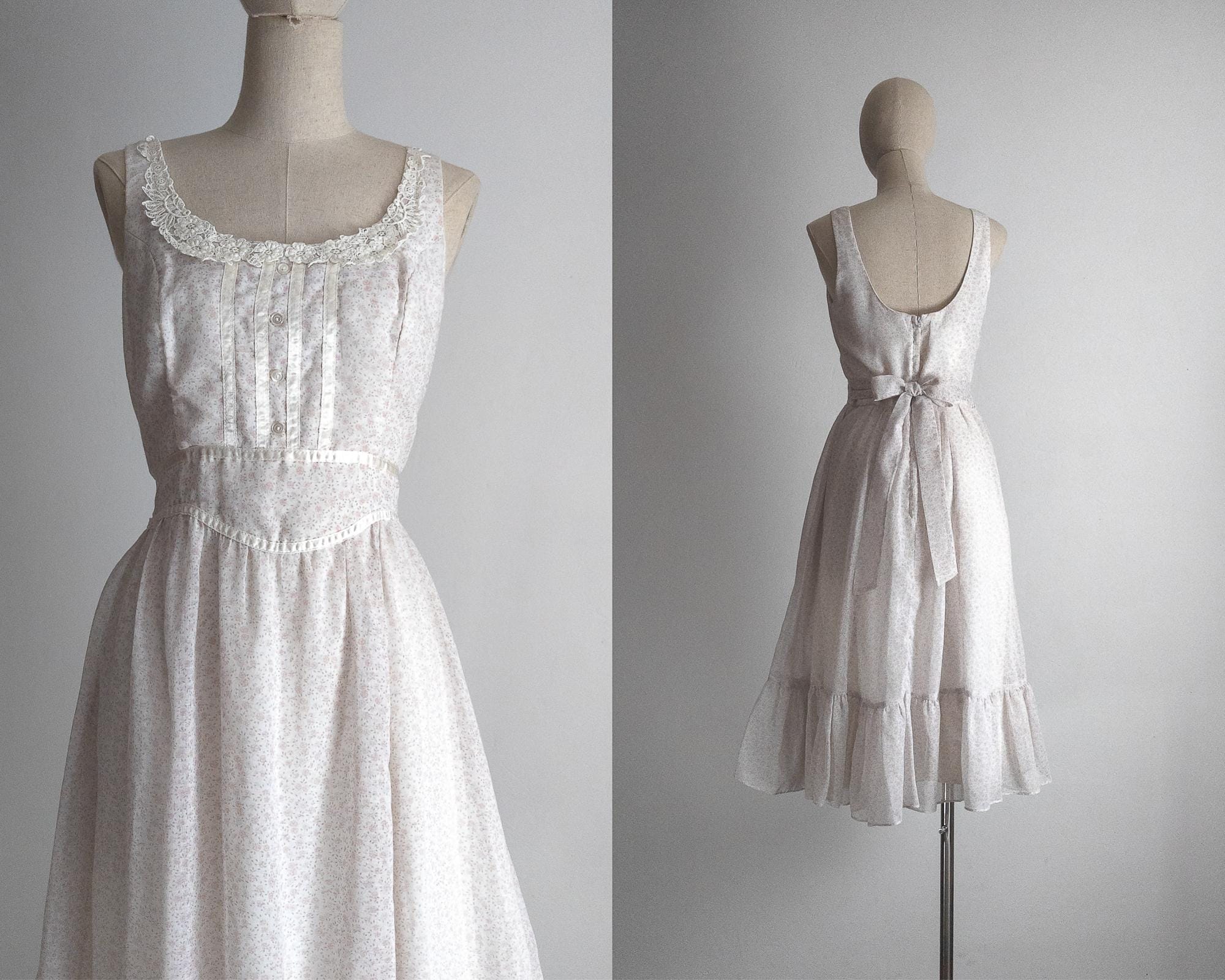 希少　GUNNE SAX フラワープリント　レースドレス　サイズ7 Q172 希少 GUNNE SAX フラワープリント レースドレス サイズ7 Q172
