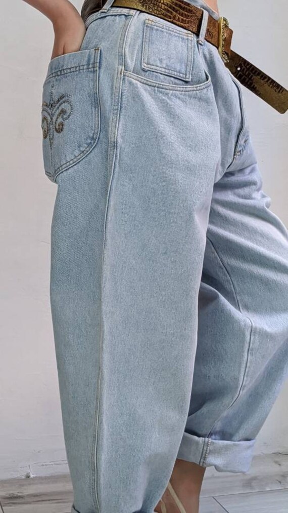 vintage baggy jeans • vintage loose jeans • rhines