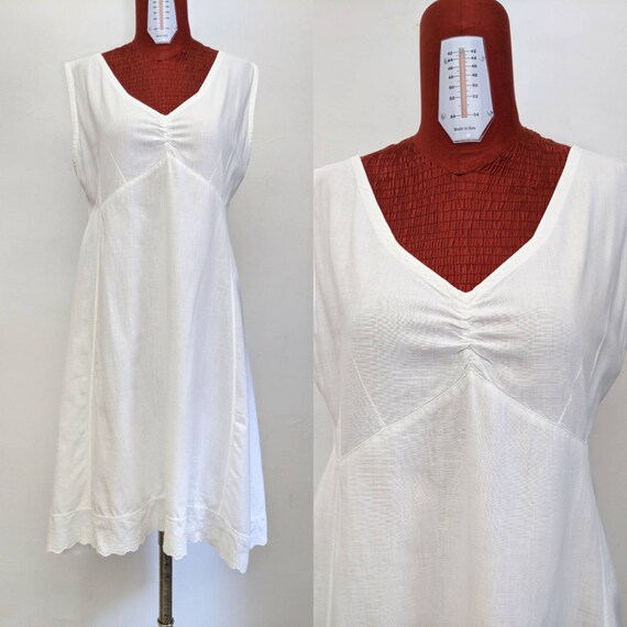 antique edwardian chemise slip under dress - early