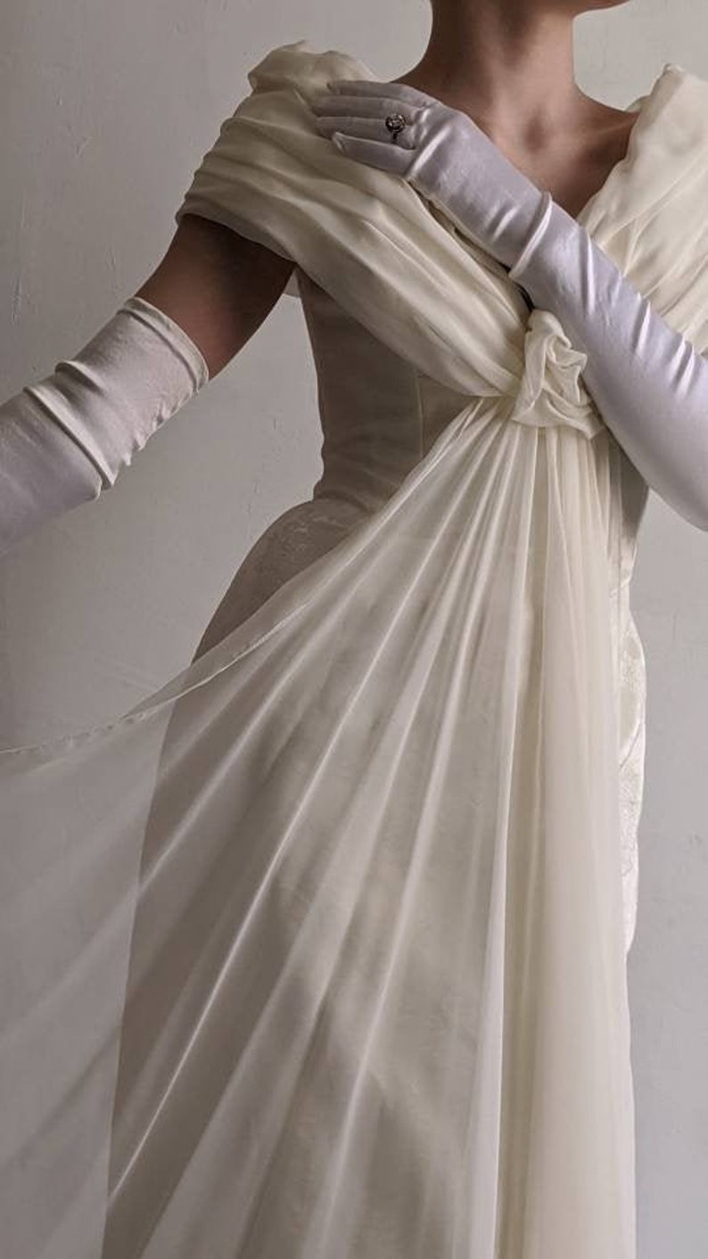 Jessica mcclintock bridal ball gown dress era vintage Etsy