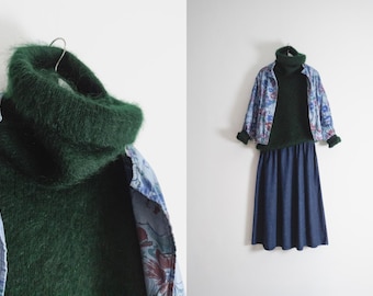 spruce wool relaxed turtleneck (m)