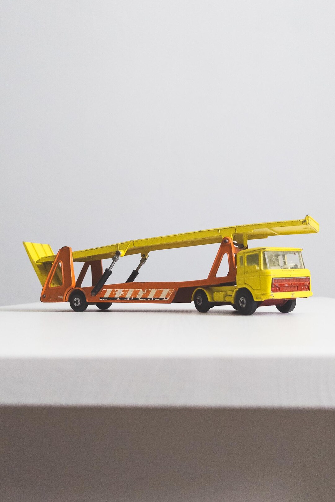 Vintage Lesley Matchbox Super Kings K-11 Daf Car Transporter