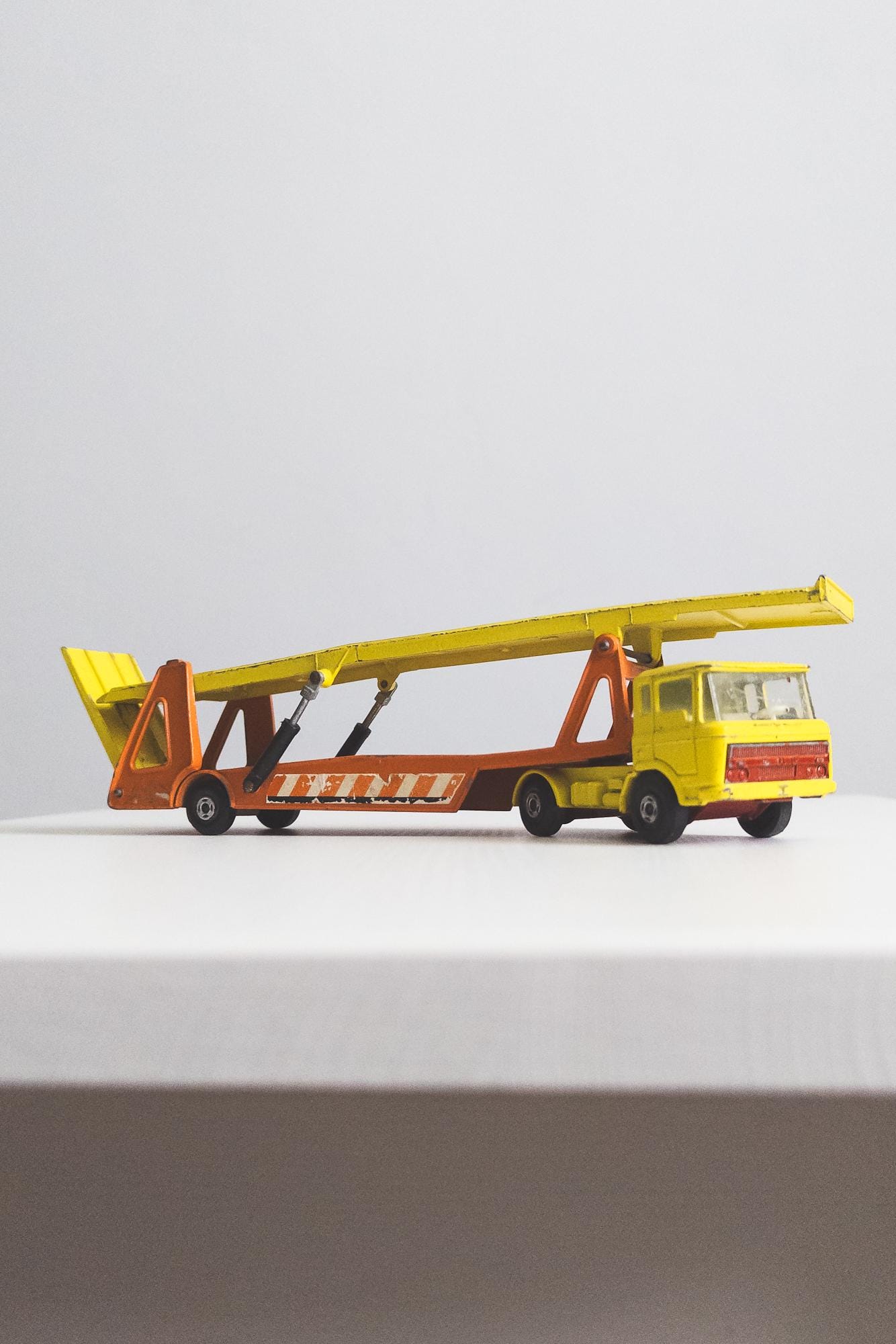 Vintage Lesley Matchbox Super Kings K-11 Daf Car Transporter