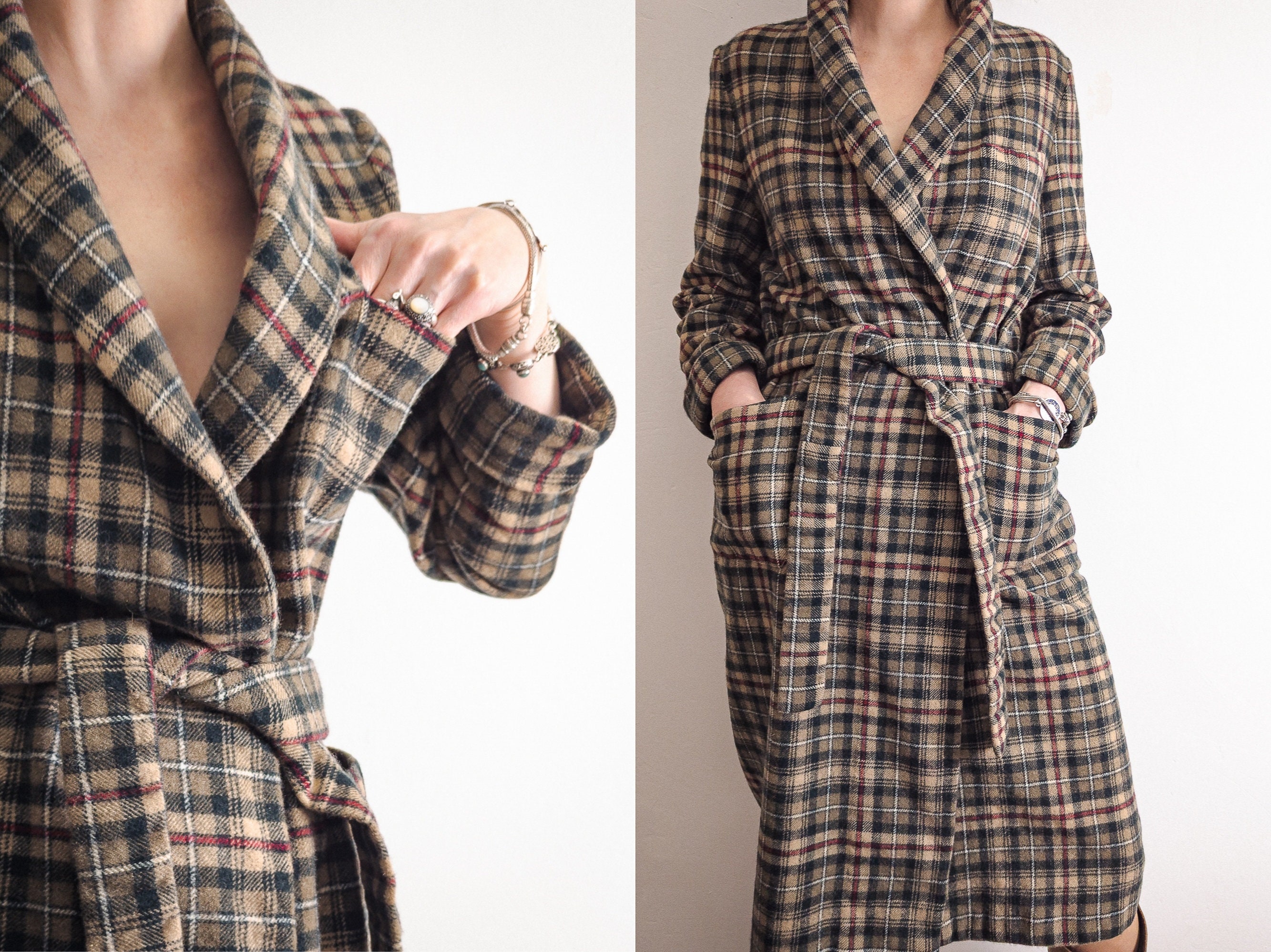 tartan dressing gown ladies Tartan Dressing Gowns | Brushed Cotton Heritage Robes