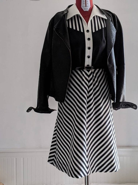 chevron stripe dress
