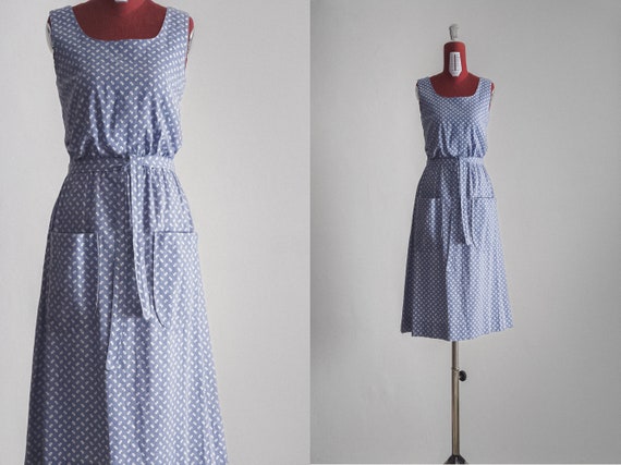 1960s handmade chore dress - image 1