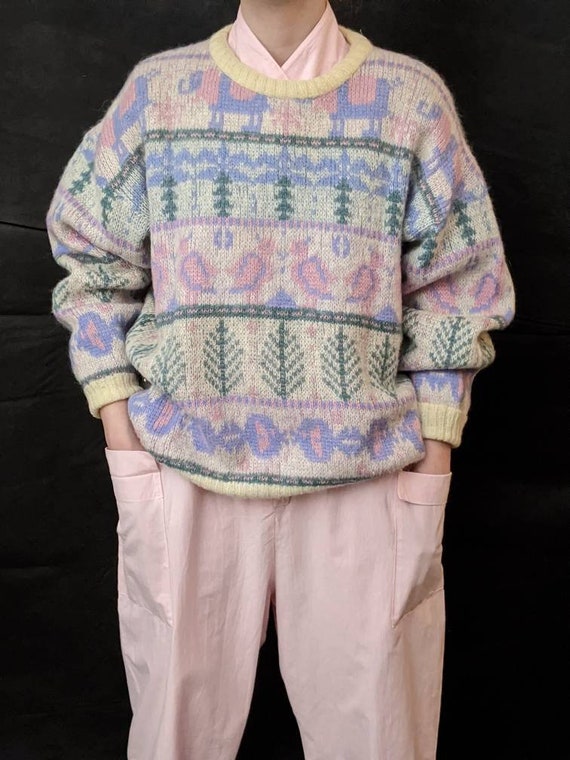 highlander knit wool sweater vintage|womens scotla
