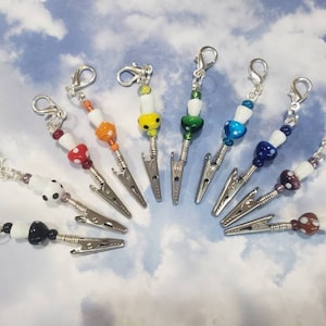 Portachiavi con clip per carte di credito, aiutante del braccialetto, clip per fumatori multiuso, portachiavi con clip a fungo, compagno di braccialetti, portachiavi, regalo
