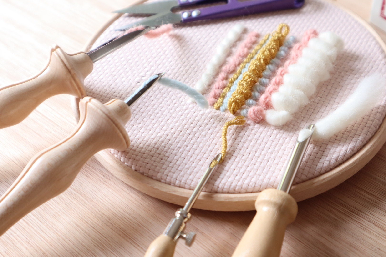 Punch Needle Tool Kit & Digital Instruction Booklet Etsy