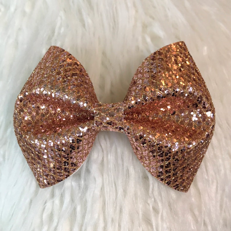 Shiny Glitter Silver Top Hat Headband w// Black Bow