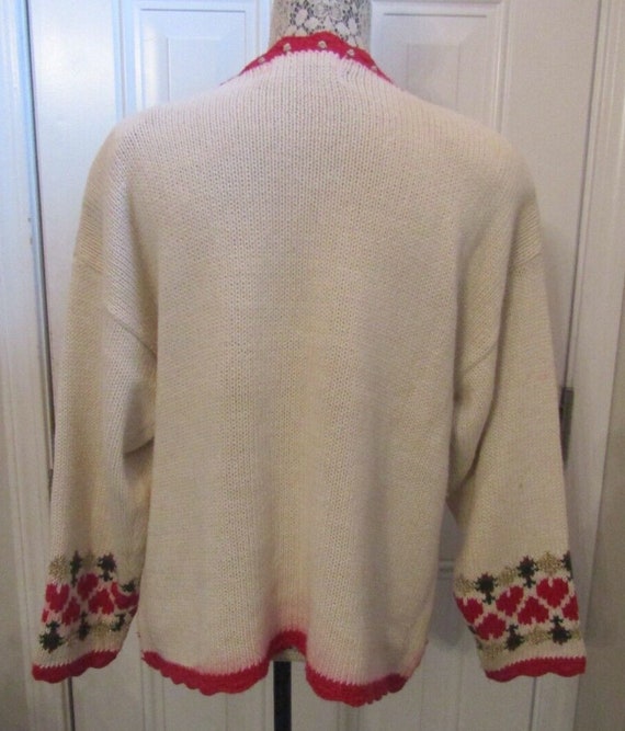 Jennifer Reed & Company Vintage Hand Knitted Chri… - image 4