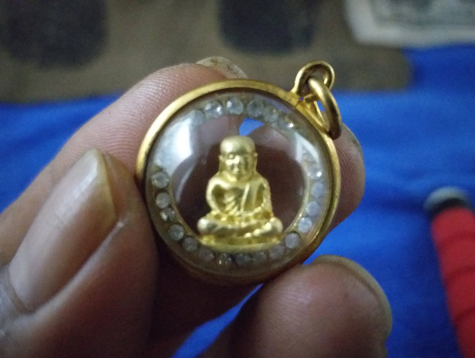 22k gold plated thai Amulet pendant necklace buddha charms Etsy