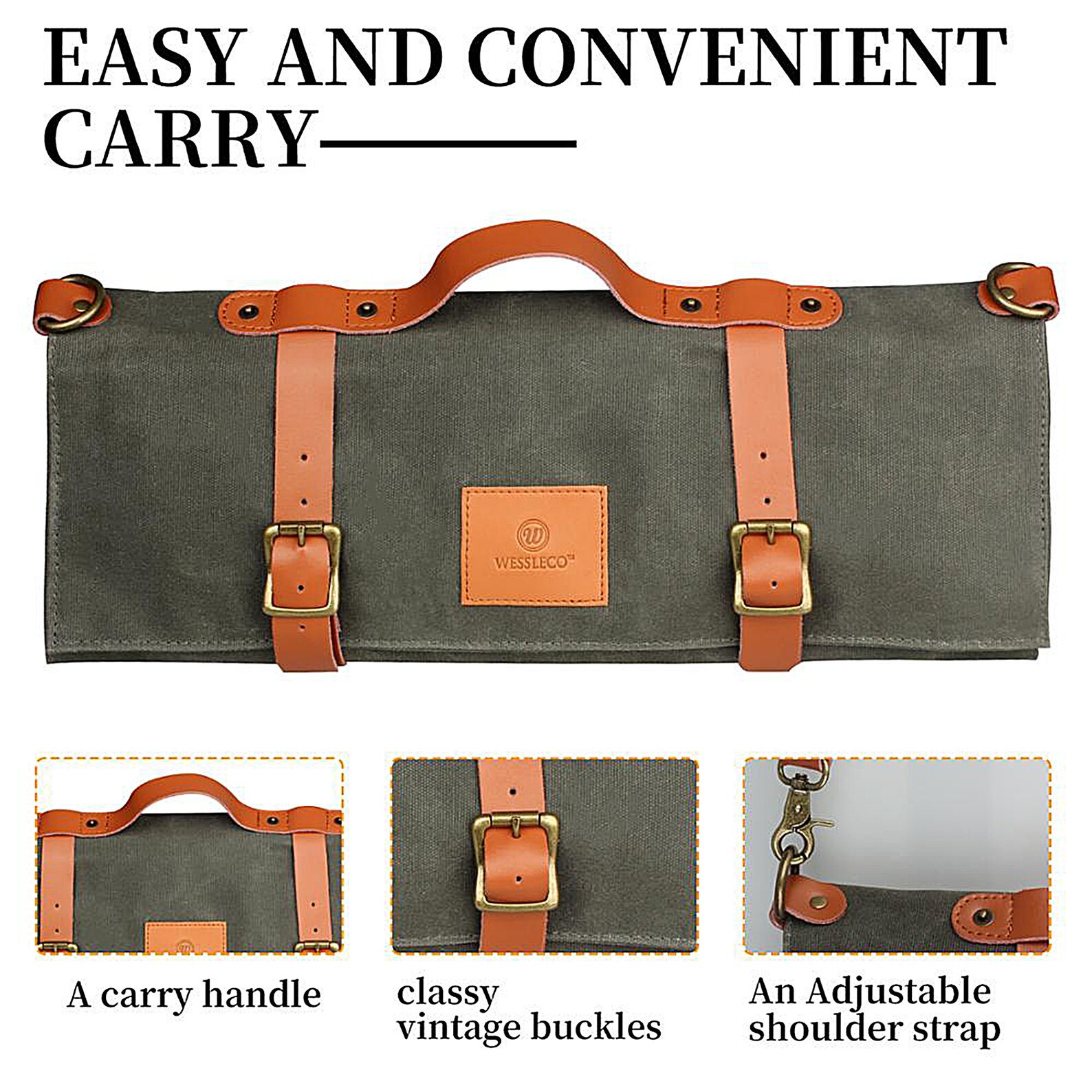 Chef Knife Roll Bag Knife Storage Gift for Chefs Knife Bag Etsy