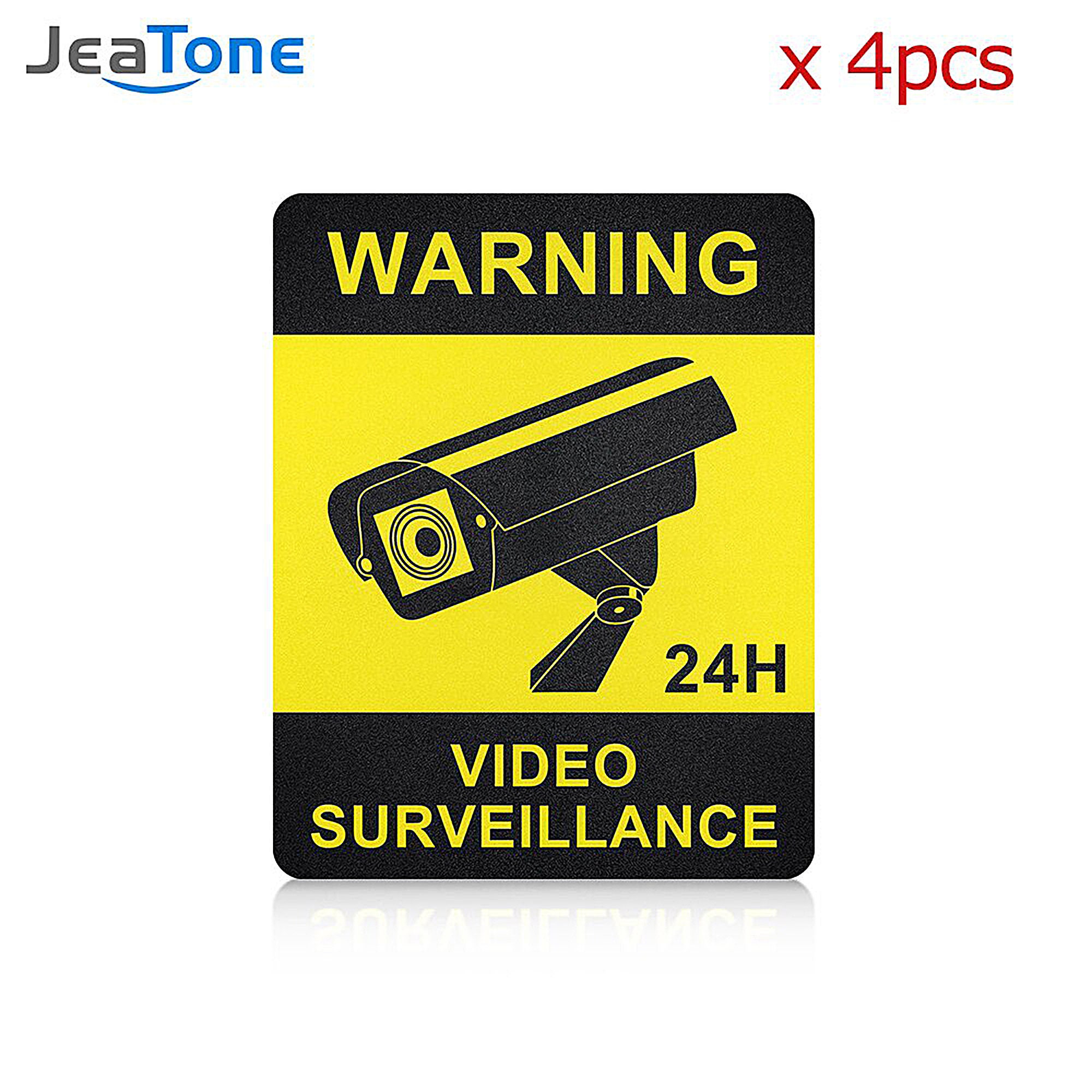 Security Camera Warning stickers waterproof Signs Personal Etsy