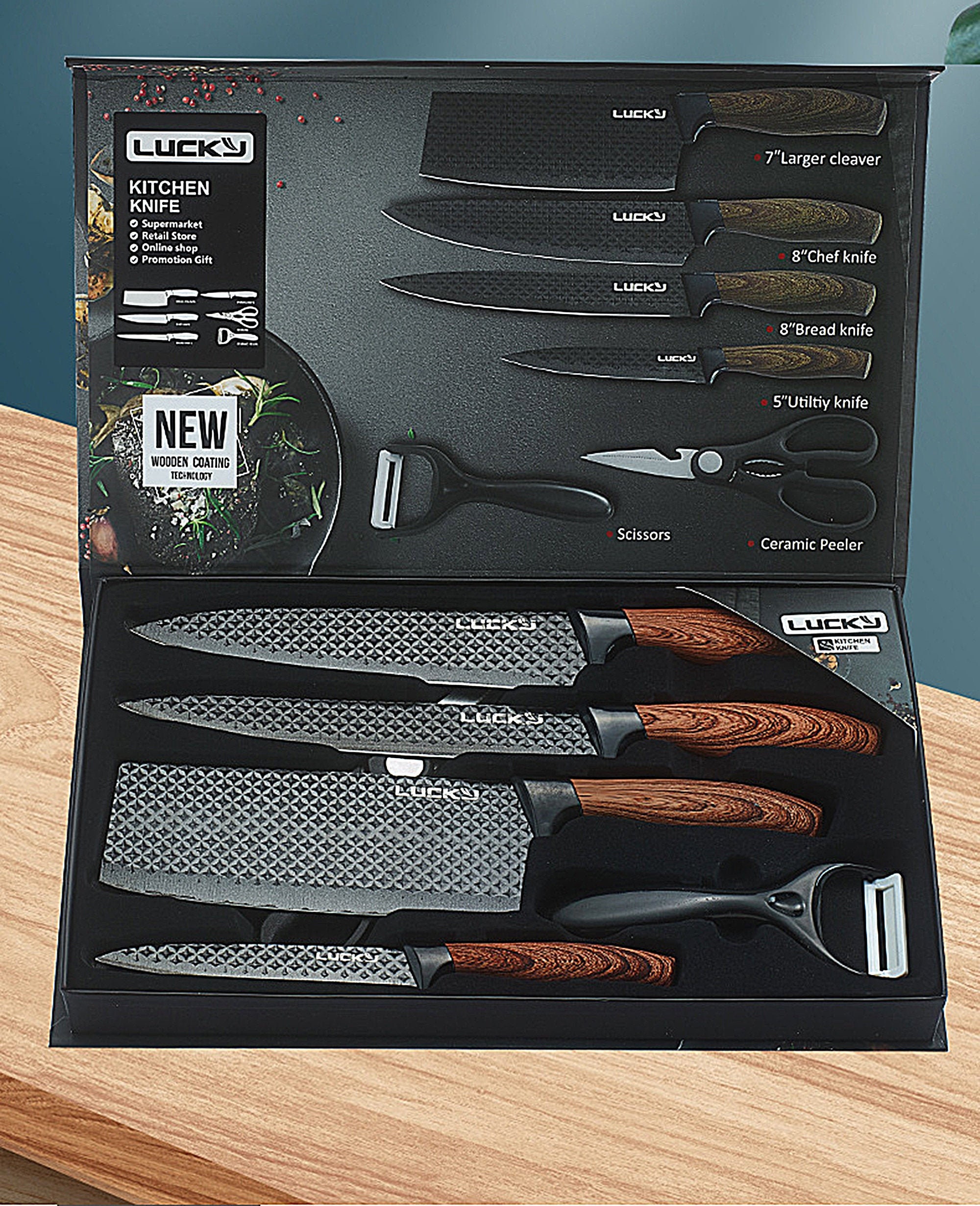 Gift Kitchen knife set cooking Knives Set Chef Knife Set with Etsy