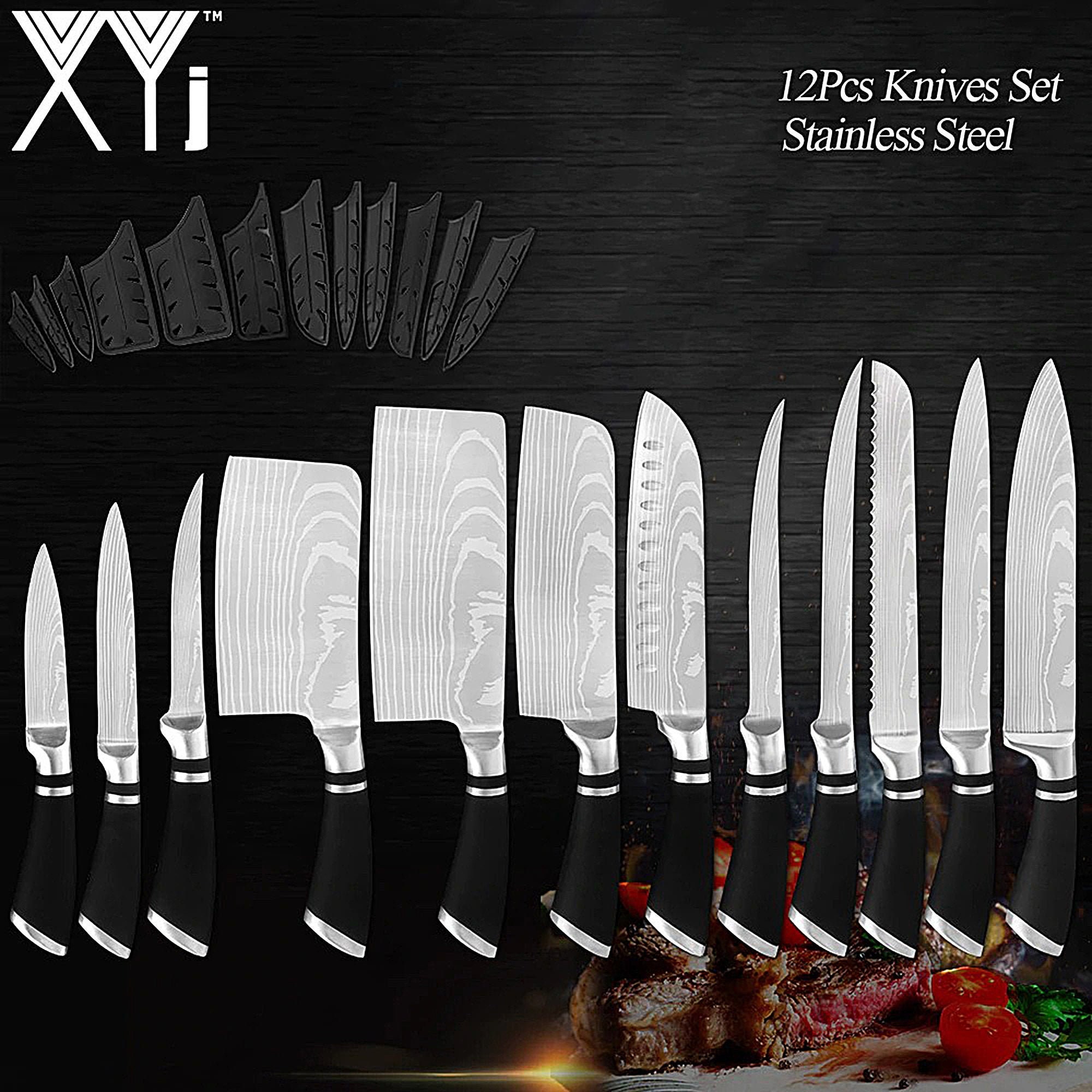 12 pcs Gift Kitchen knife set cooking Knives Set Chef Knife Etsy