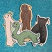 Cryptid Sticker Set 